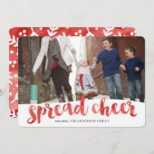 De Winter van de waterverf Feestdagenkaart (Voorkant / Achterkant)