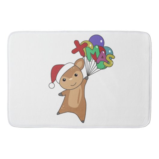 De winterdieren van de feestdag badmat (Voorkant)