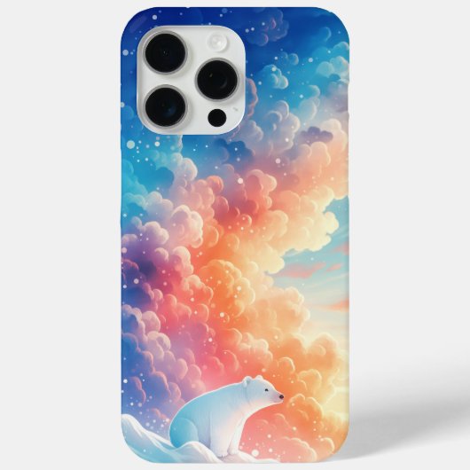 De winterdroom van de ijsbeer Case-Mate iPhone case (Achterkant)