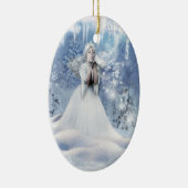 De wintergeest keramisch ornament (Rechts)