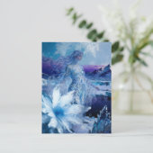 De wintergodin briefkaart (Staand voorkant)