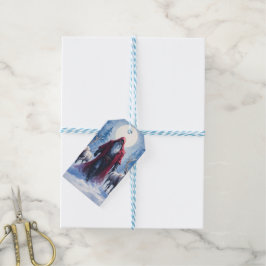 De Winterkoning Komt. Cadeaulabel
