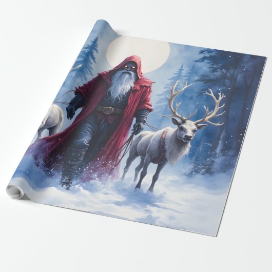 De Winterkoning Komt.  Cadeaupapier (Uitgerold)