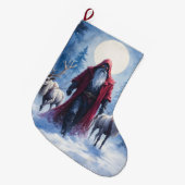 De Winterkoning Komt.  Grote Kerstsok (Voorkant (Hangend))