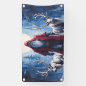 De Winterkoning Komt. Spandoek (Verticaal)