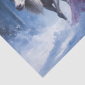 De Winterkoning Komt. Tissuepapier (Detail)