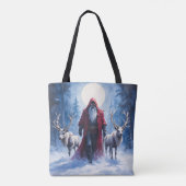 De Winterkoning Komt.  Tote Bag (Achterkant)