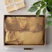 De Winterlawine (door Gerolamo Induno) Tissuepapier (Geschenk)