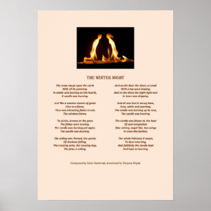 De winternacht poster