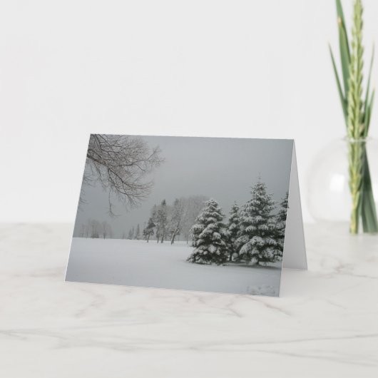 De winterse Kaart 'Depths of Winter' (Voorkant)
