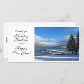 De winterse Scène van Idaho Feestdagenkaart (Voorkant / Achterkant)