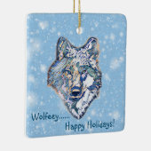De Winterspelen     WolfCeramic Ornament (Rechts)
