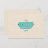 De wintertaling dankt u vlak Kaart (Voorkant / Achterkant)