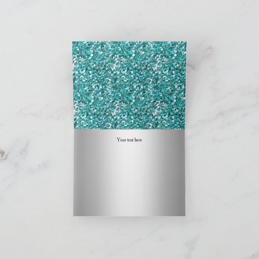 De wintertaling schittert & dankt de Tiara van de Bedankkaart (Binnen)