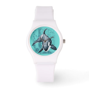 De Wintertaling van de Kaart van de orka Horloge
