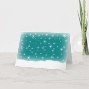 DE WINTERTALING VAN HET ONTWERP VAN SNEEUWVLOKKEN FEESTDAGEN KAART