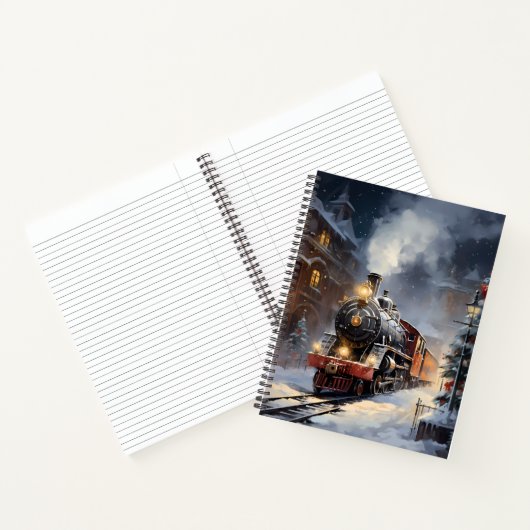 De wintertrein notitieboek (Binnen)