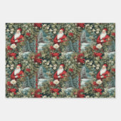 De wintertuin van de Kerstman Inpakpapier Vel (Voorkant 2)