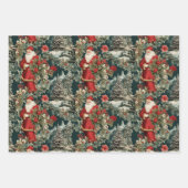 De wintertuin van de Kerstman Inpakpapier Vel (Voorkant)