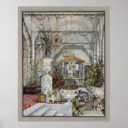 De wintertuin van Empress Alexandra Fyodorovna Poster (Voorkant)