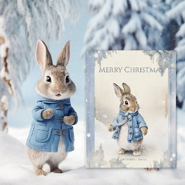 De wintervakantie van Peter Rabbit Briefkaart