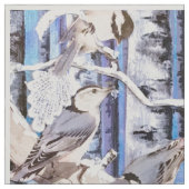 De wintervogels stof (Swatch)