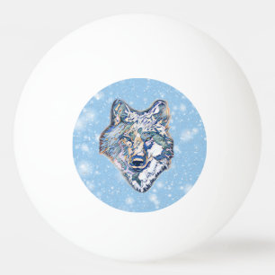 De winterwolf   pingpongbal