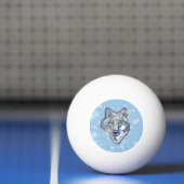 De winterwolf pingpongbal (Net)