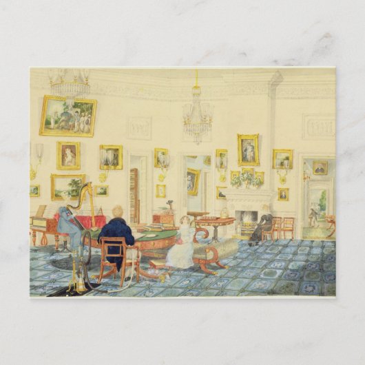 De Winterzaal in het Artistisch Huis in Patna, in Briefkaart (Voorkant)