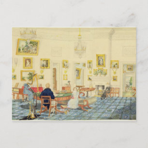 De Winterzaal in het Artistisch Huis in Patna, in Briefkaart