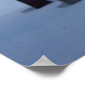 De winterzonsopkomst weerspiegelt het meer poster (Hoek)