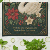 De Winterzwaan Serenade Theedoek (Gevouwen)