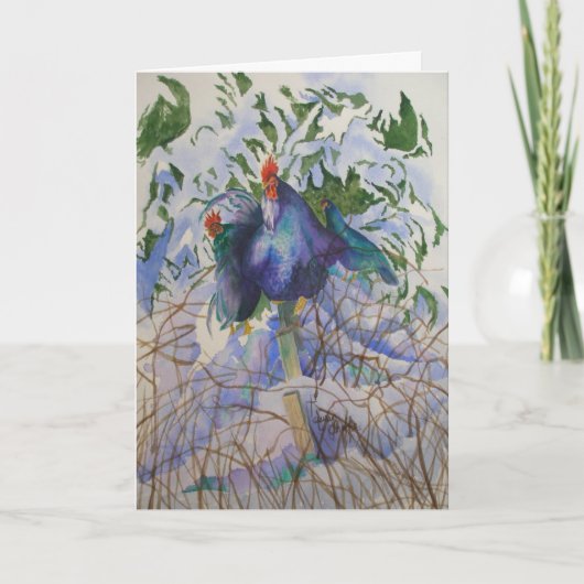 De wirwar feestdagen kaart (Voorkant)