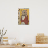 De Wise Beaver Poster (Keuken)