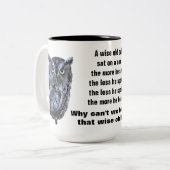 DE WISE OUDE mok (Voorkant links)