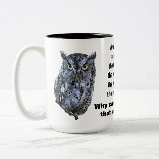 DE WISE OUDE mok (Links)