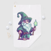 De Wise Wizard Gnome Golfhanddoek (Insitu)