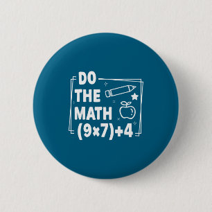 De Wiskunde 67 Meme Pemdas Basisonderwijs Ronde Button 5,7 Cm