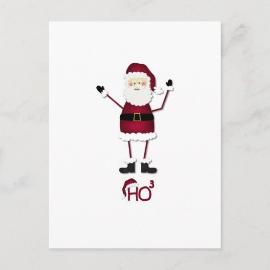 De Wiskunde van de kerstman Feestdagenkaart (Voorkant)