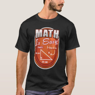 De Wiskunde van de meetkunde van de driehoek is ge T-shirt