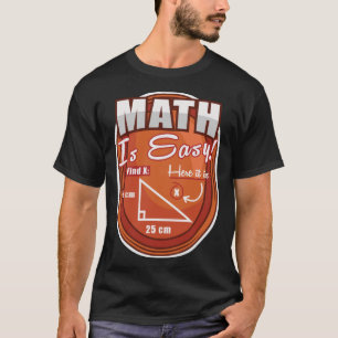 De Wiskunde van de meetkunde van de driehoek is ge T-shirt
