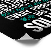 De Wiskunde van de wiskunde kan me niet leren hoe Poster (Hoek)