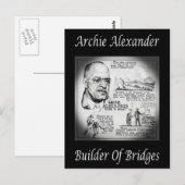 De Wiskundige/de Ingenieur van Archie Alexander ~ Briefkaart (Voorkant / Achterkant)