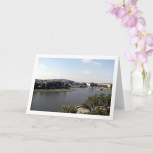 De Wisła, Krakau, Polen Kaart