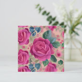 De wisper van de Rozen - Zacht en sereen Kaart (Staand voorkant)