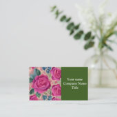 De wisper van de Rozen - Zacht en sereen Visitekaartje (Staand voorkant)