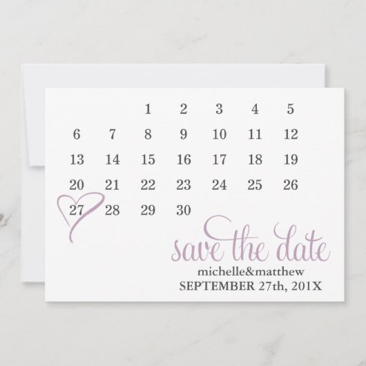 De Wisseling van het Hart van het Hoogtepunt van h Save The Date (Voorkant)
