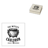 De Witches Cauldron Rubberstempel (Gestempeld)