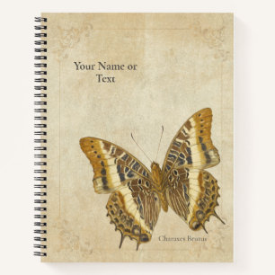 De Witgestreepte Keizer (Charaxes Brutus) Notitieboek