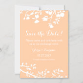 De witte aanjager sparen de Datum Magnet Magnetische Uitnodiging (Voorkant)